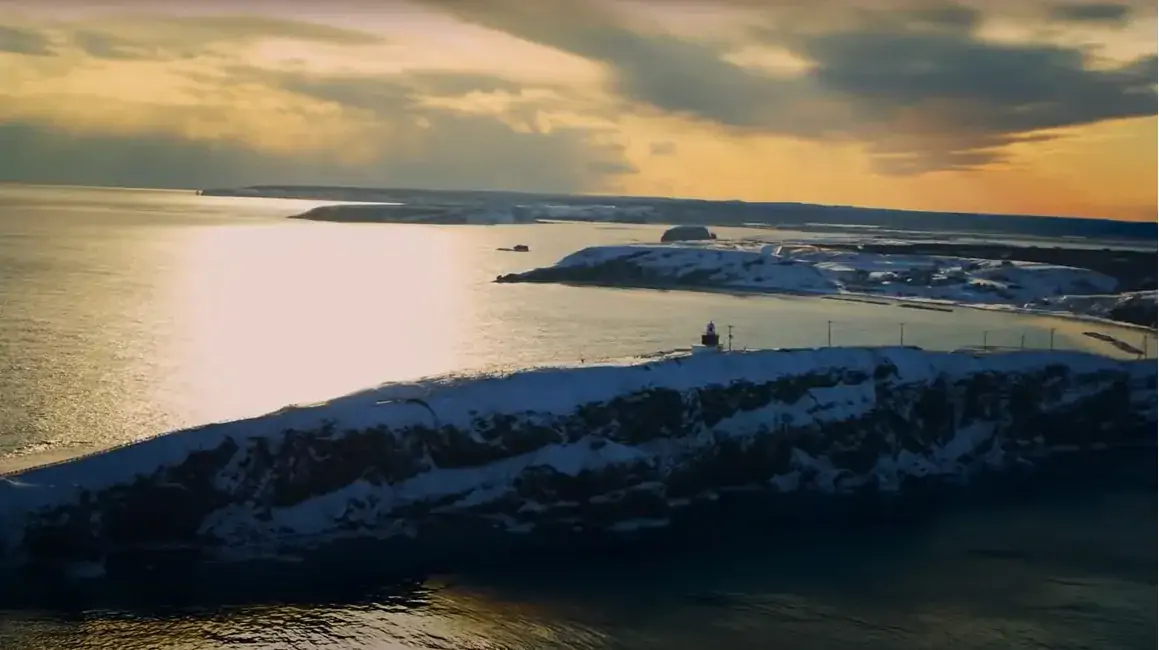 [冬] 空から見る花咲線　落石海岸篇