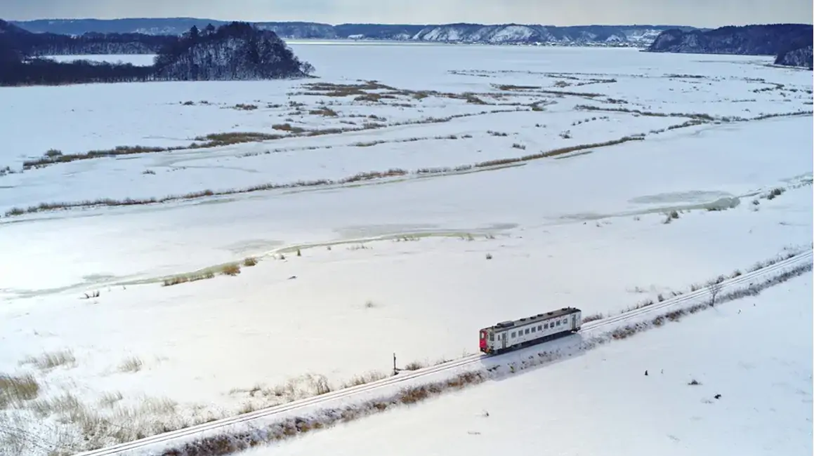 [冬] 空から見る花咲線　別寒辺牛湿原篇